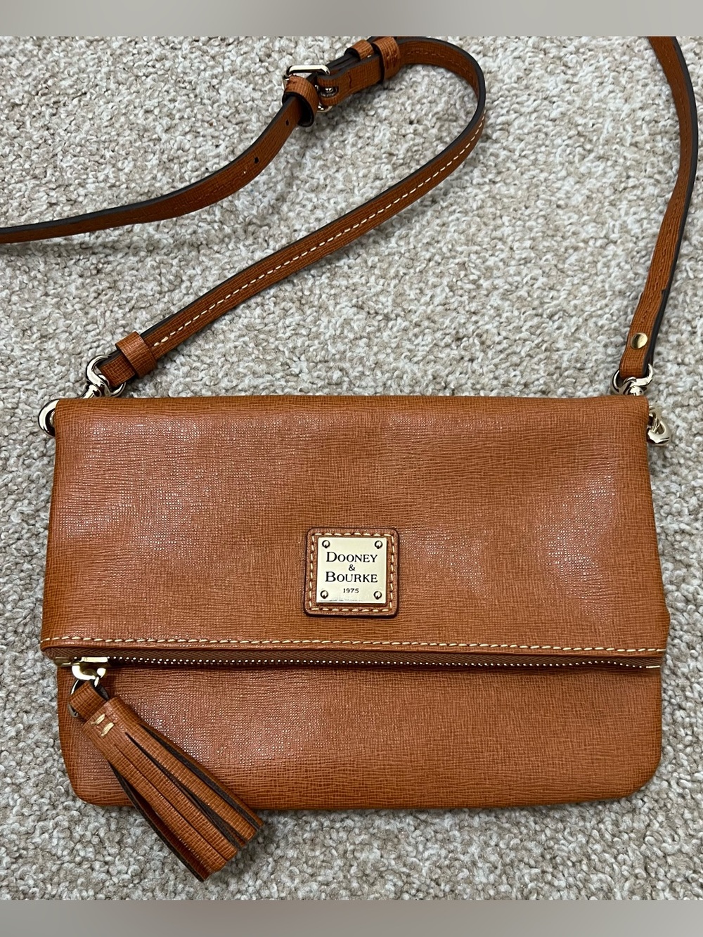 Dooney & Bourke Leather Crossbody Purse - Picture 2 of 9